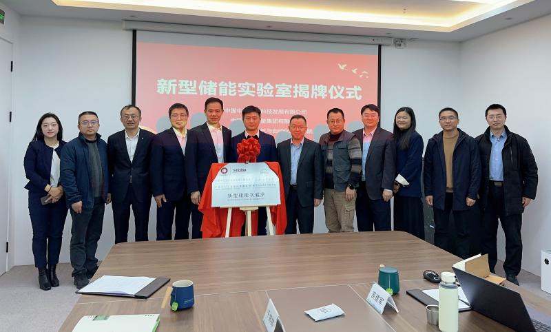 裝備集團(tuán)與中材海外、合肥工業(yè)大學(xué)共建新型儲(chǔ)能實(shí)驗(yàn)室在滬揭牌